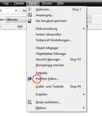 Weißdruck in CorelDraw™ anlegen